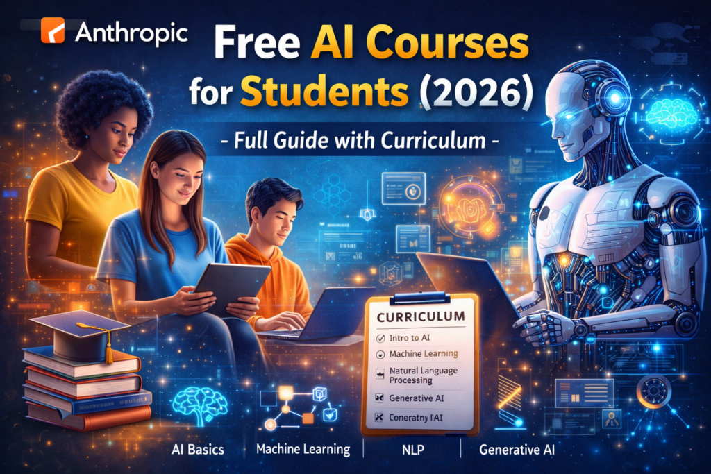 anthropic cloud free ai courses for students
