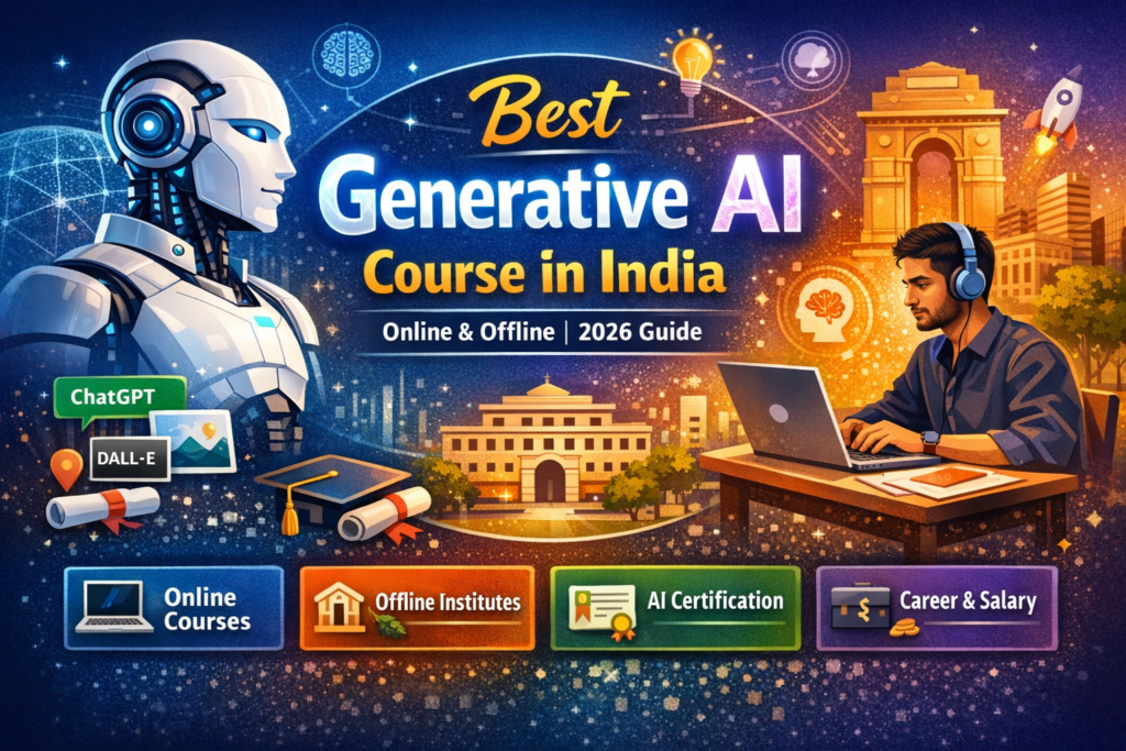 Best Generative AI Course Online & Offline in India (2026 Guide)