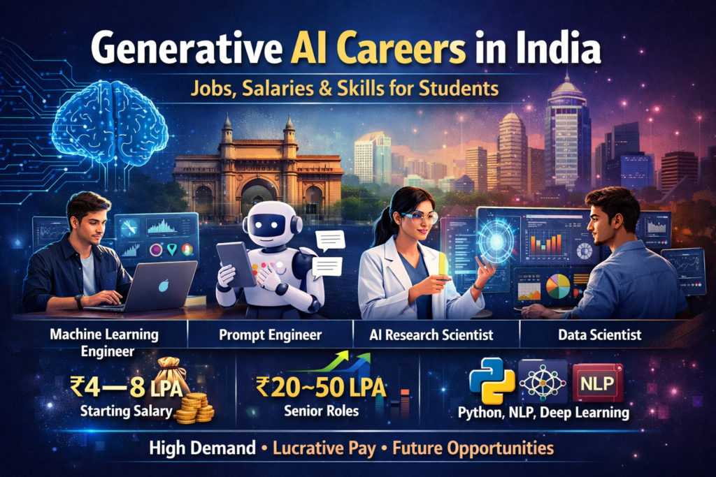 Generative AI Career in India – Jobs, Salary & Skills