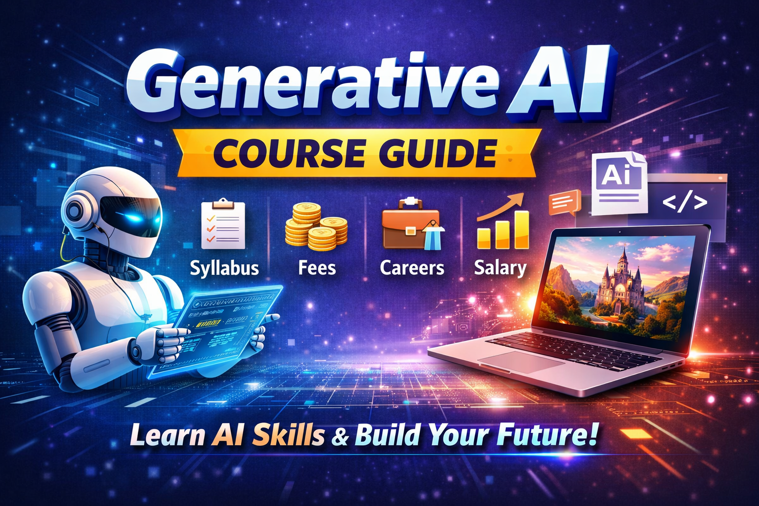 Best Generative AI Course in India (2026) | Fees, Syllabus, Salary
