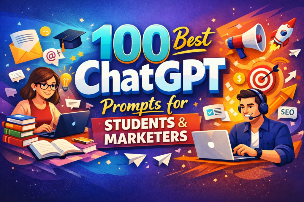 100 Best ChatGPT Prompts for Students & Marketers