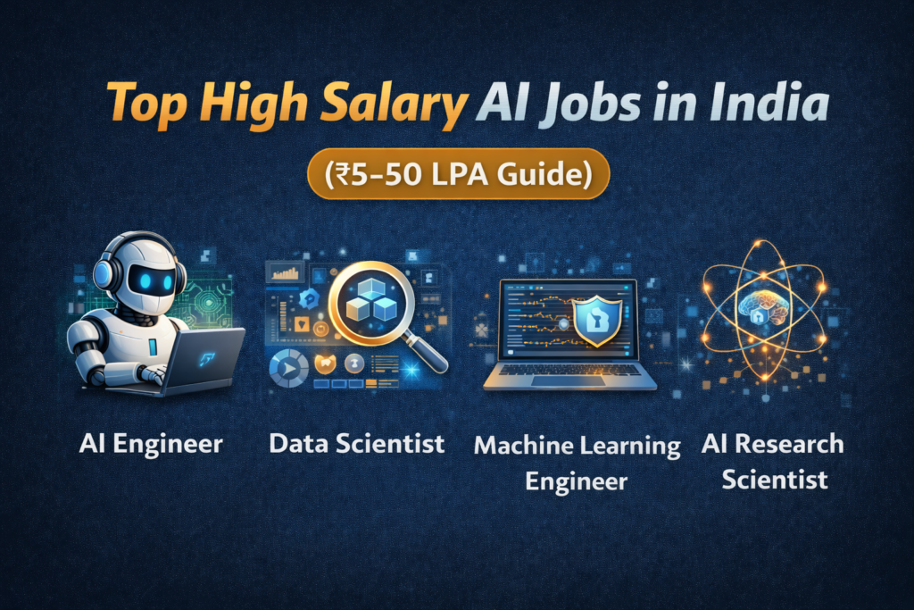 Top High Salary AI Jobs in India (₹5–50 LPA Guide)