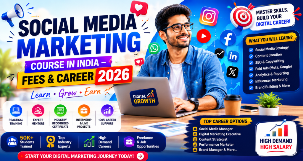 Social Media Marketing Course in India – Fees & Career 2026