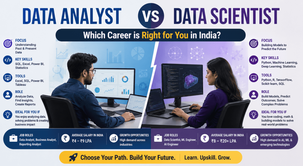 Data Analyst vs Data Scientist – Which Career is Right for You in India