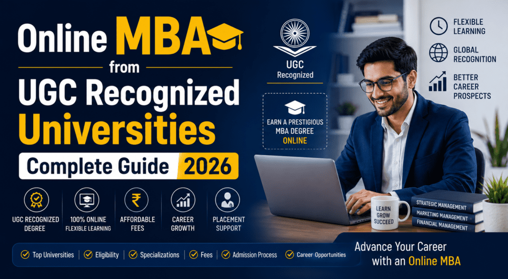Online MBA from UGC Recognized Universities