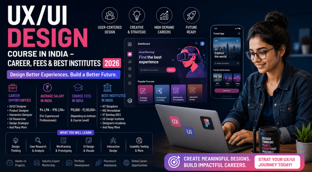 UXUI Design Course in India – Career, Fees & Best Institutes 2026