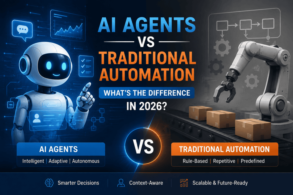 AI Agents vs Traditional Automation in 2026