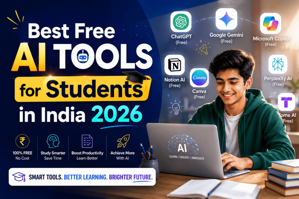 Best Free AI Tools for Students in India 2026