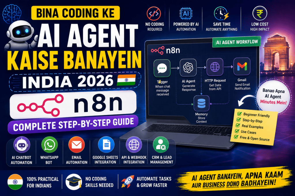 Bina Coding Ke AI Agent Kaise Banaye