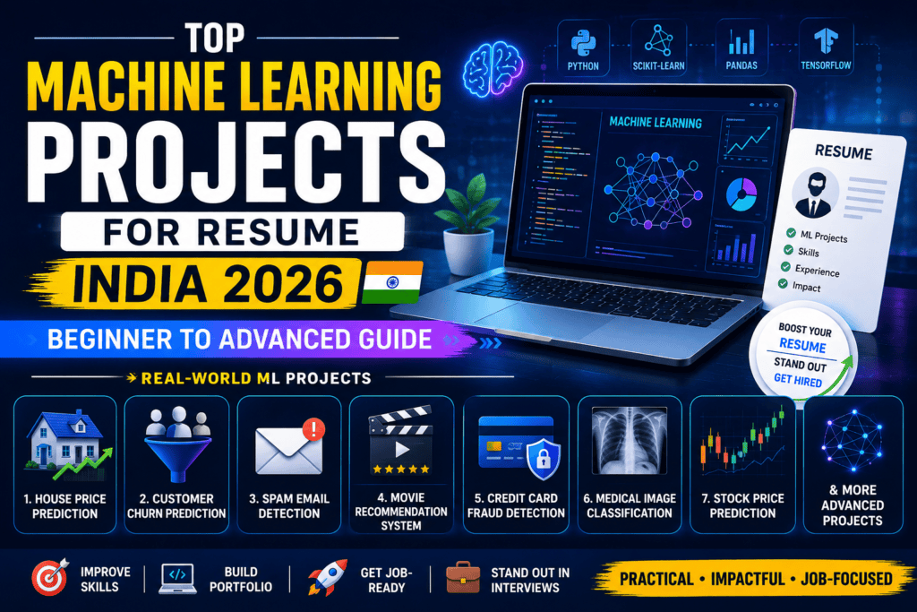 Top Machine Learning Projects for Resume India 2026: Beginner to Advanced Guide